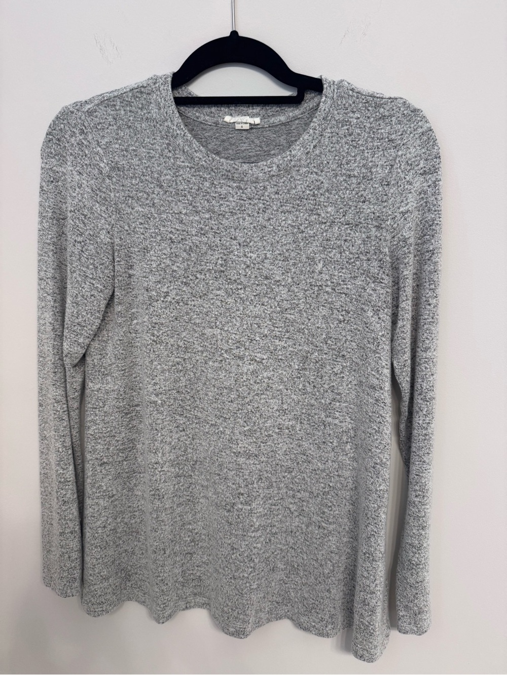 Nic + Zoe Cozy Gray Women's Crewneck Top